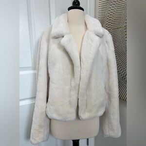 Blank NYC Cream Teddy Jacket